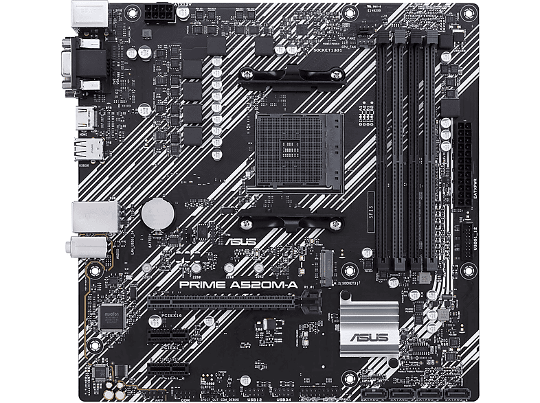 ASUS PRIME A520M-A schwarz II/CSM Mainboards