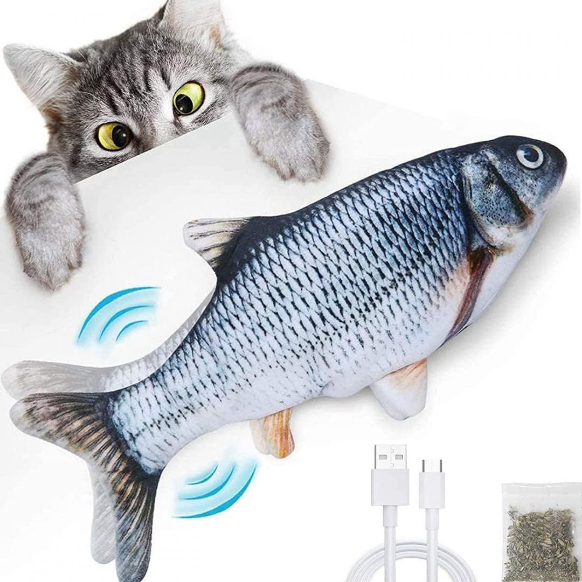 DIRECT Katzen Spielzeug Magic Fish BEST
