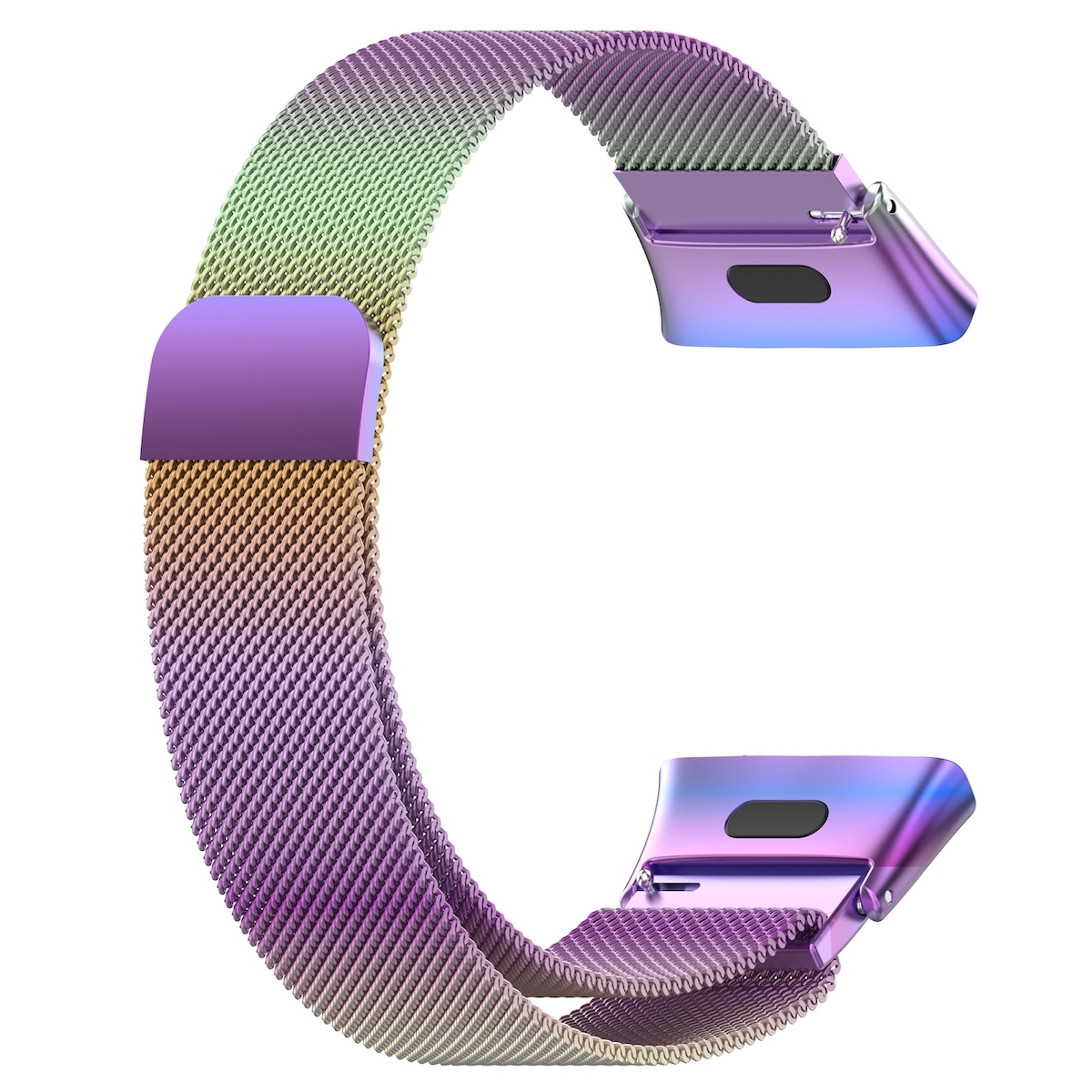 WIGENTO Metall Design 3, Watch Band mit Magnetverschluss, Xiaomi, Regenbogen Ersatzarmband, Redmi