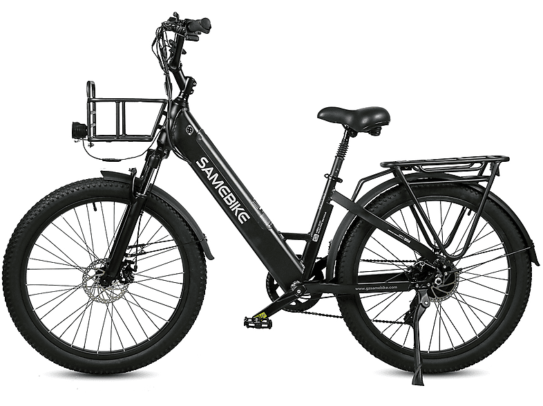 SAMEBIKE RS-A01 Urbanbike 26 (Laufradgröße: Black) Erwachsene-Rad, 672, Zoll