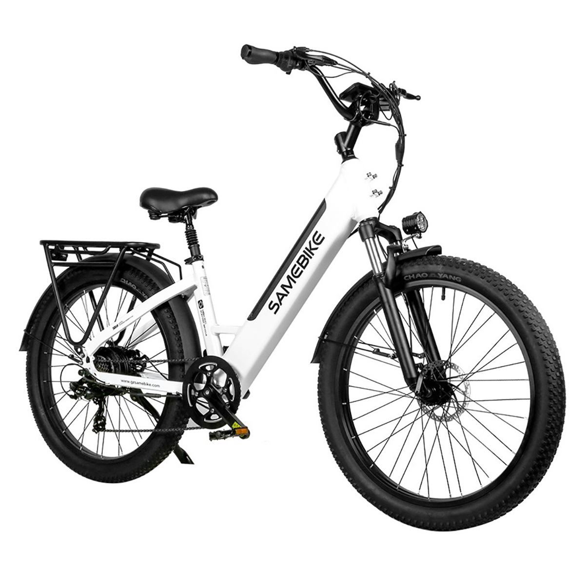 SAMEBIKE RS-A01 Urbanbike 26 (Laufradgröße: Black) Erwachsene-Rad, 672, Zoll