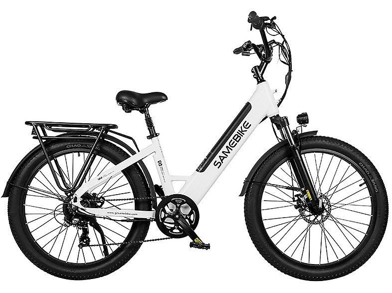 SAMEBIKE RS-A01 Urbanbike (Laufradgröße: 26 Zoll, Erwachsene-Rad, 672, White)