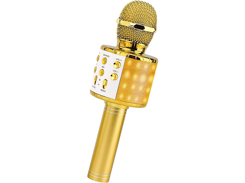 Micrófono Karaoke MIC858ORO KLACK, Oro MediaMarkt