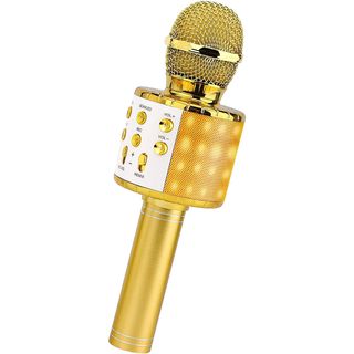 Micrófono Karaoke  - MIC858ORO KLACK, Oro