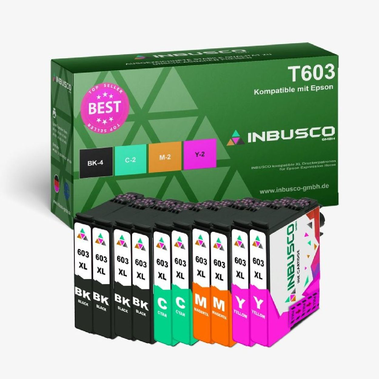 INBUSCO / KUBIS T603-Var-2-016 (T603-VAR-2-016) Tintenpatrone Mehrfarbig