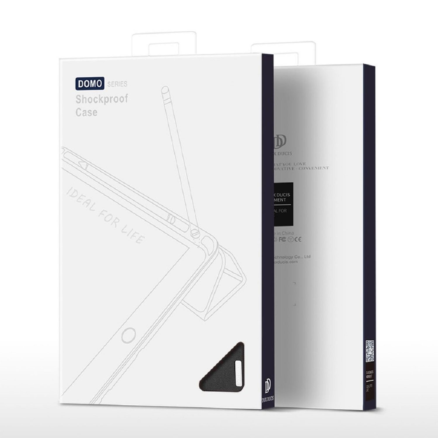 Schwarz Samsung Domo DUX Samsung für Plus S9 Tablethülle Kunstleder, Bookcover DUCIS Galaxy Tab