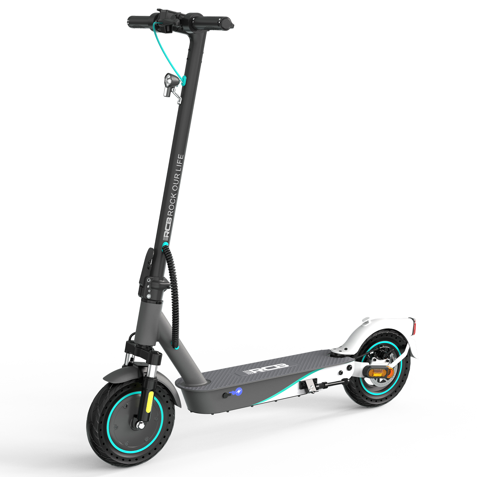 RCB EV10KPRO ABE mit Straßenzulassung E-Scooter Zoll, (10 schwarz)