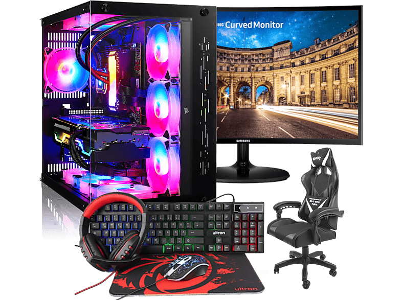 MEMORY PC AMD Ryzen 5 5600G, Gaming-PC Komplettsystem mit 5600G Prozessor, 16 GB RAM, 1000 GB SSD, 16 GB | Gaming-PCs