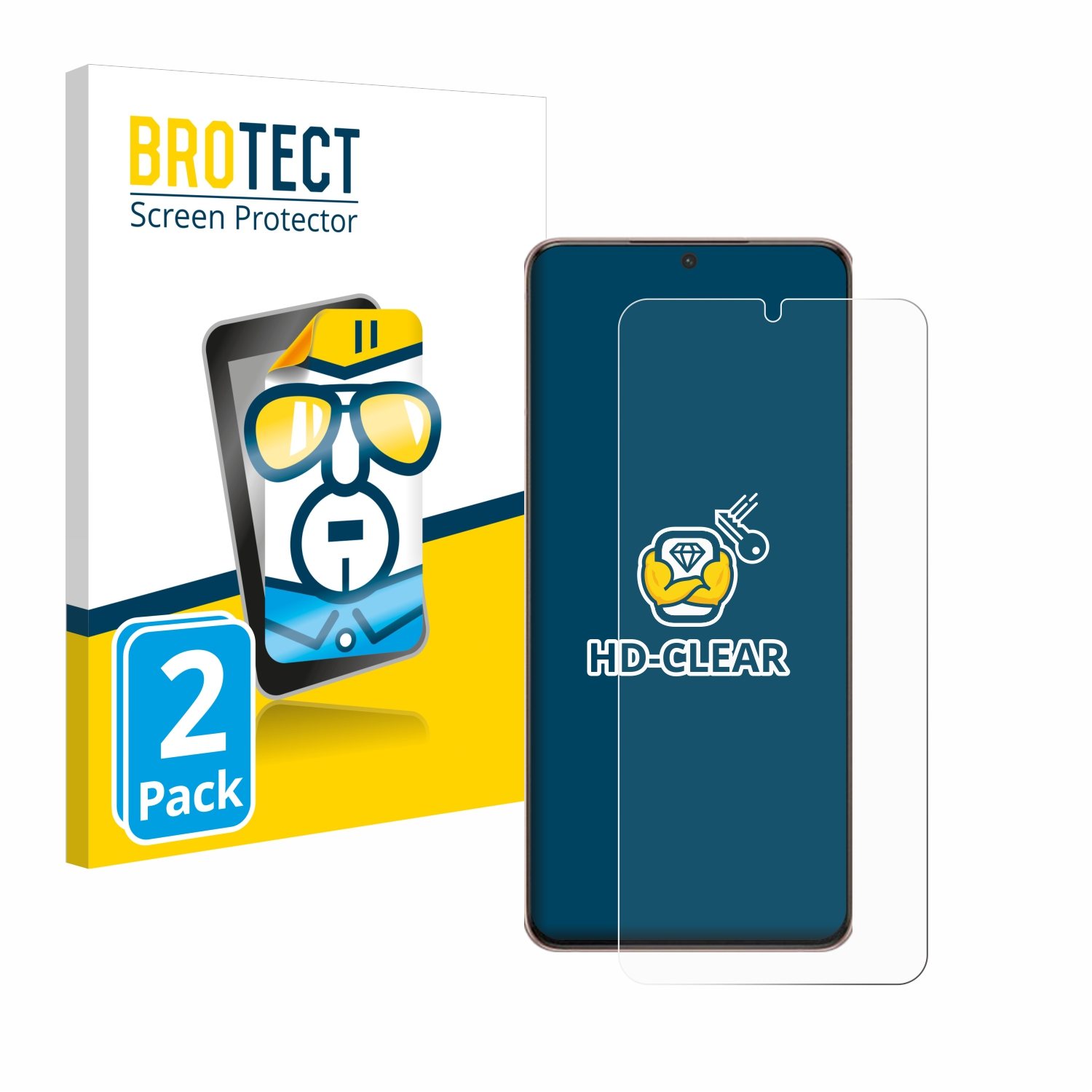 S21 Galaxy Plus Samsung klare BROTECT 5G) Schutzfolie(für 2x