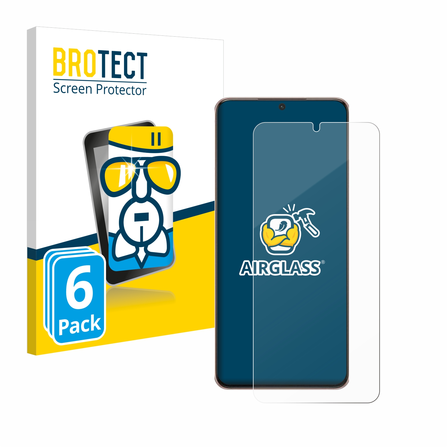 Galaxy 5G) BROTECT Schutzfolie(für Plus Samsung Airglass klare S21 6x