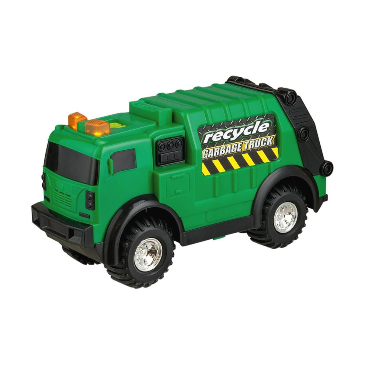 HAPPY PEOPLE Mad Müllabfuhr Rush Machines Rescue & (30cm, & Licht mit Sound) Spielzeugfahrzeug