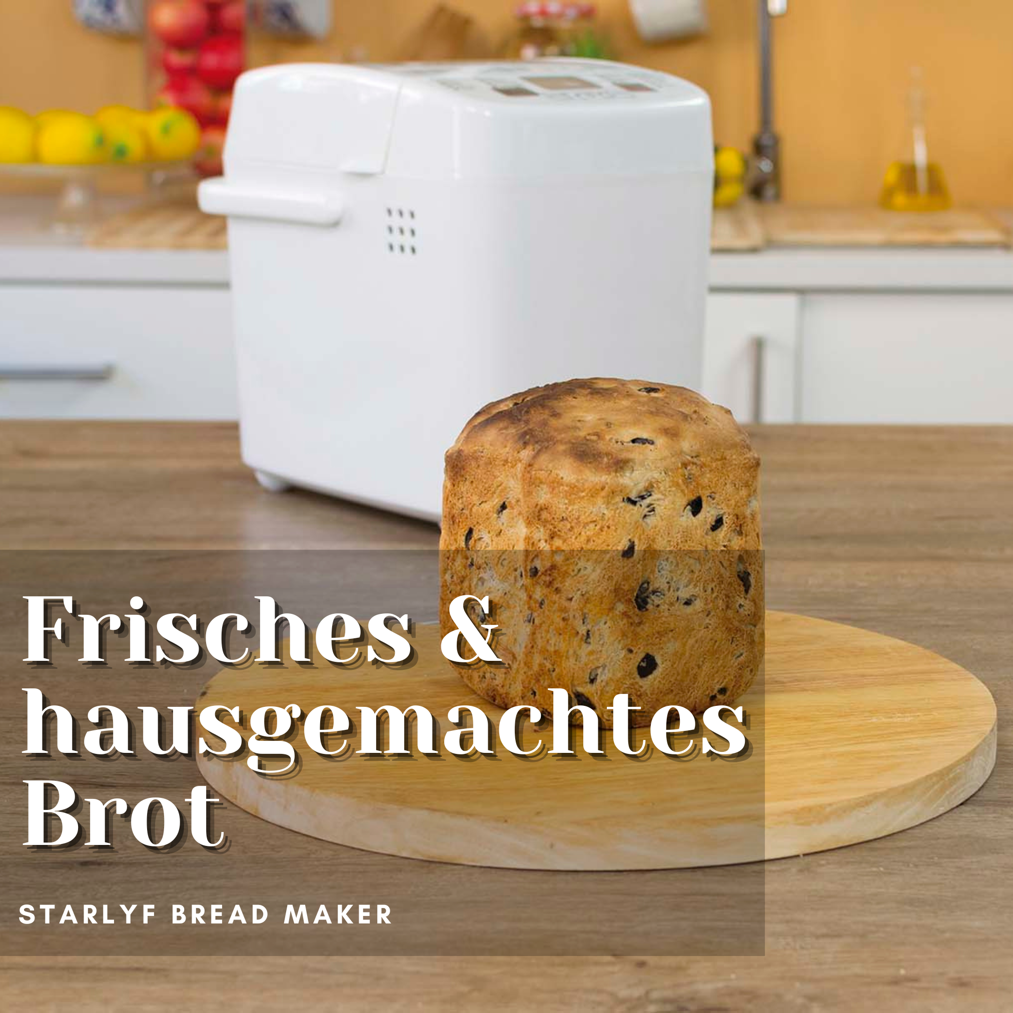 STARLYF Bread Maker (Brotbackautomat, weiß)