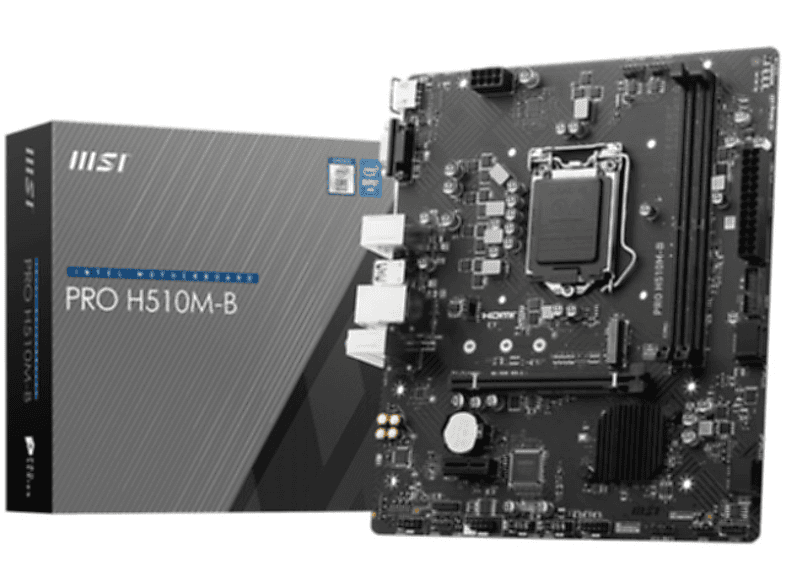 MSI PRO H510M-B Mainboards schwarz; silber | MediaMarkt