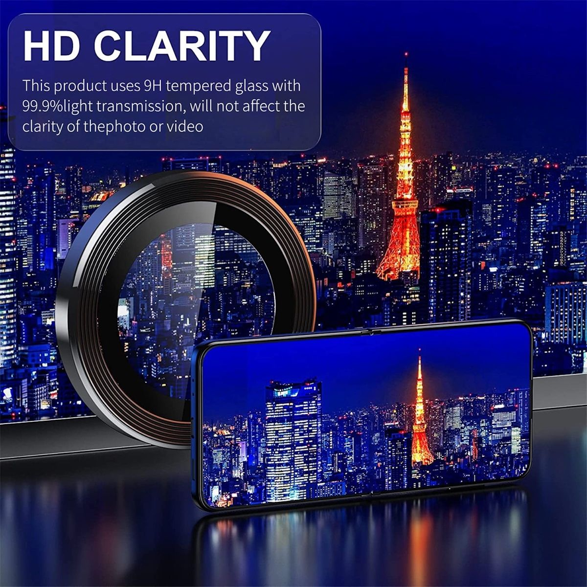 Hart WIGENTO Galaxy Z 5G) Kamera Schutzglas Samsung Linse Fold5 Schutzglas(für 1x Glas
