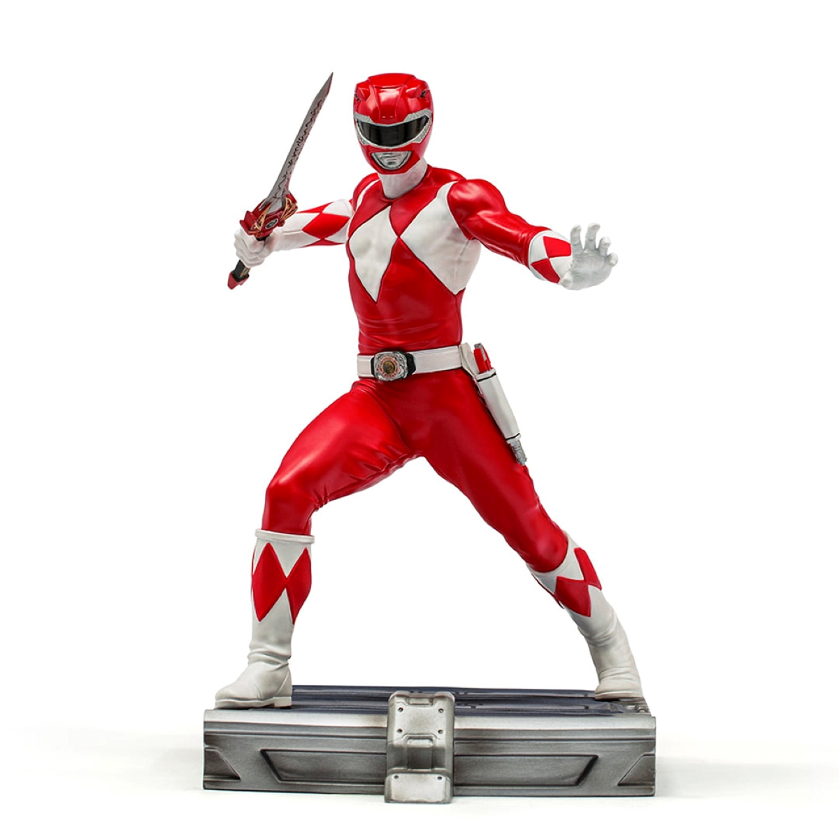 IRON Ranger Rangers STUDIOS Statue Red Power 1/10 Sammelfigur -