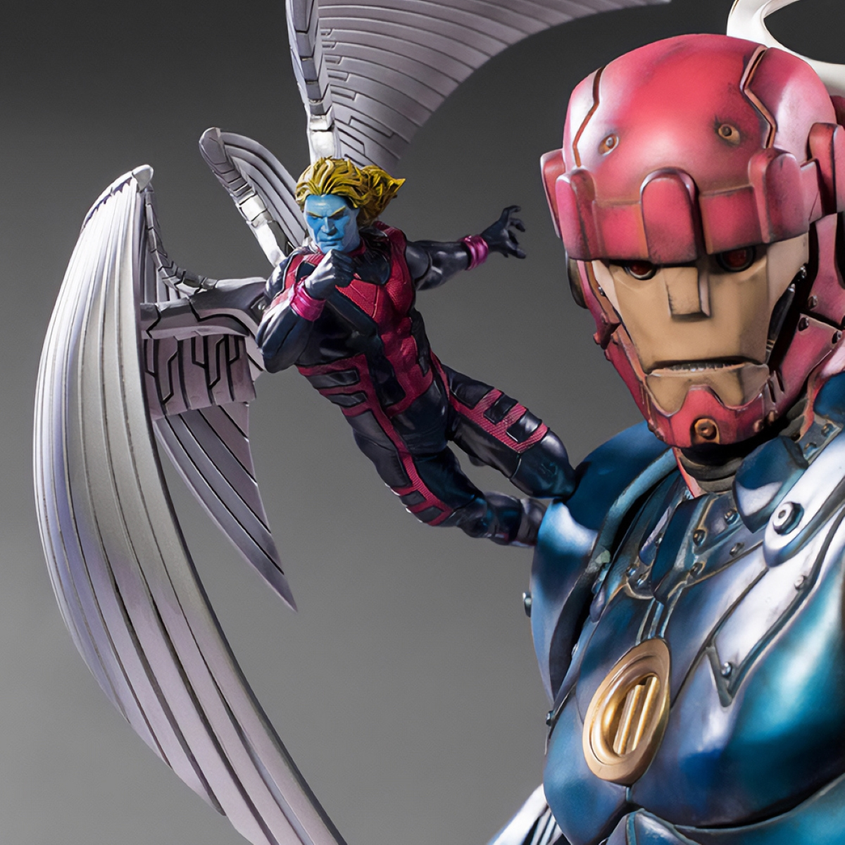 Sammelfigur STUDIOS Deluxe 1/10 Statue vs. Sentinel X-Men IRON