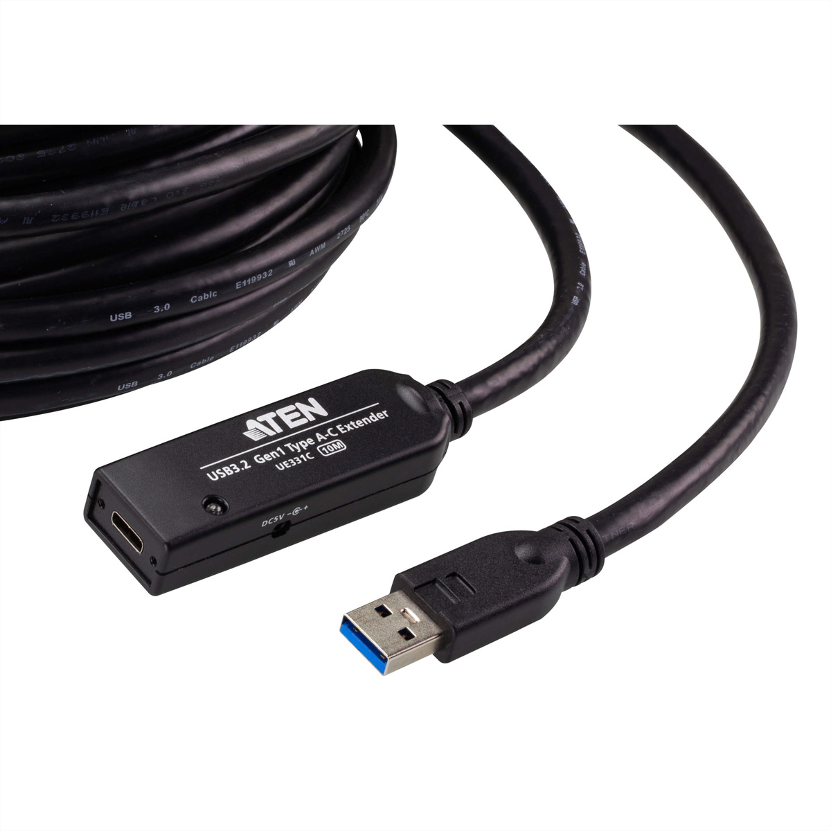 USB-C Verlängerungskabel Kabel Extender UE331C USB 10m ATEN USB-A 3.2 Gen1zu 3.2
