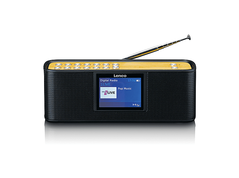 LENCO DAB+ Radio PDR-045BK DAB+ Radio, schwarz | DAB/DAB+ Radios