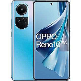 Móvil - OPPO Reno10, Azul, 256 GB, 8 GB RAM, 6,7 ", Mediatek Dimensity 7050 (6 nm), 5000 mAh, Android