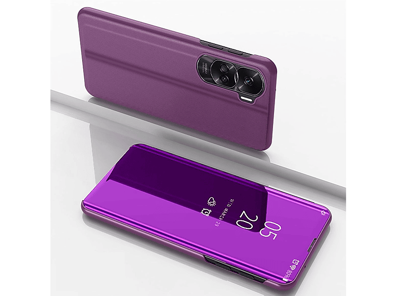 Full Lite, Honor, Wake Magenta Cover Cover, Spiegel WIGENTO Mirror UP Smart View Funktion, 90 mit