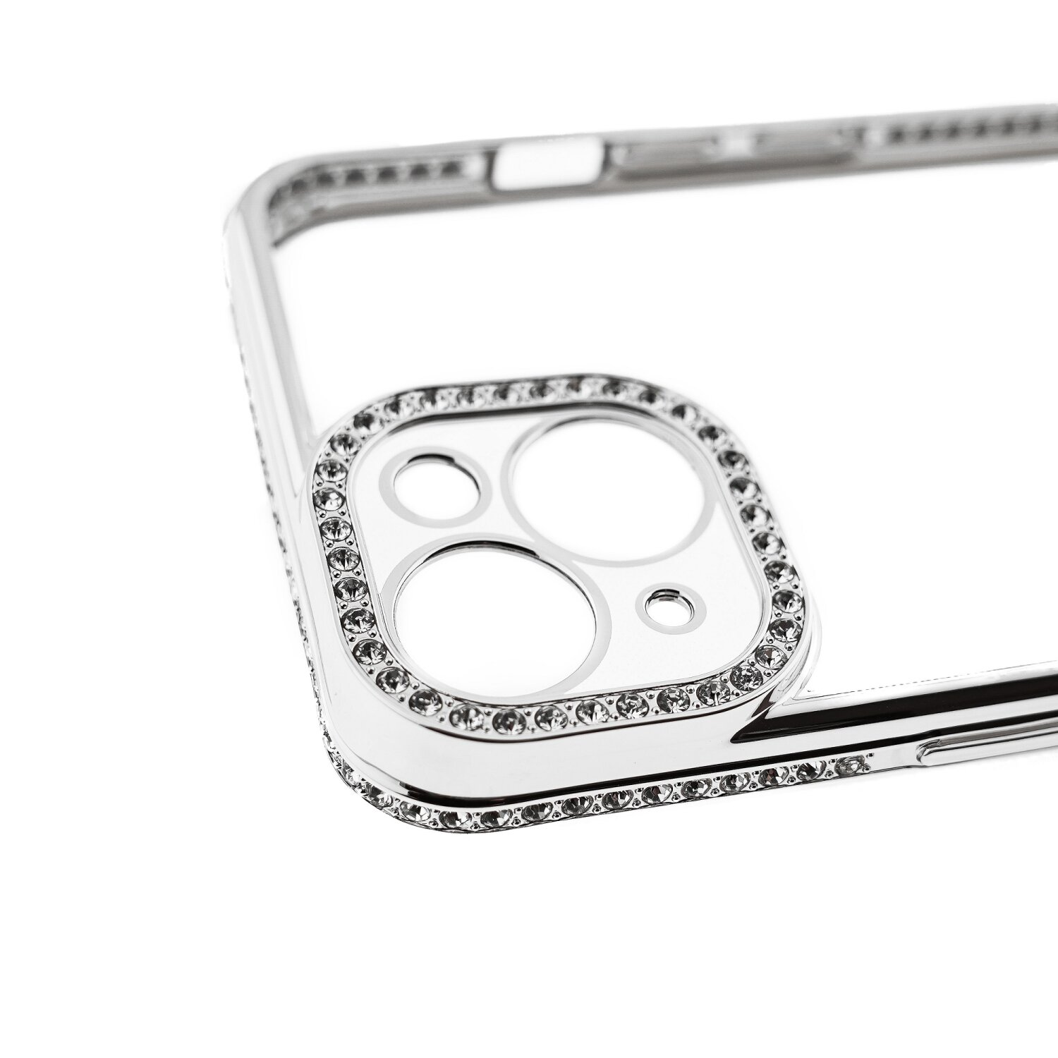 COFI Diamond Hülle, Silber Pro, iPhone 13 Backcover, Apple