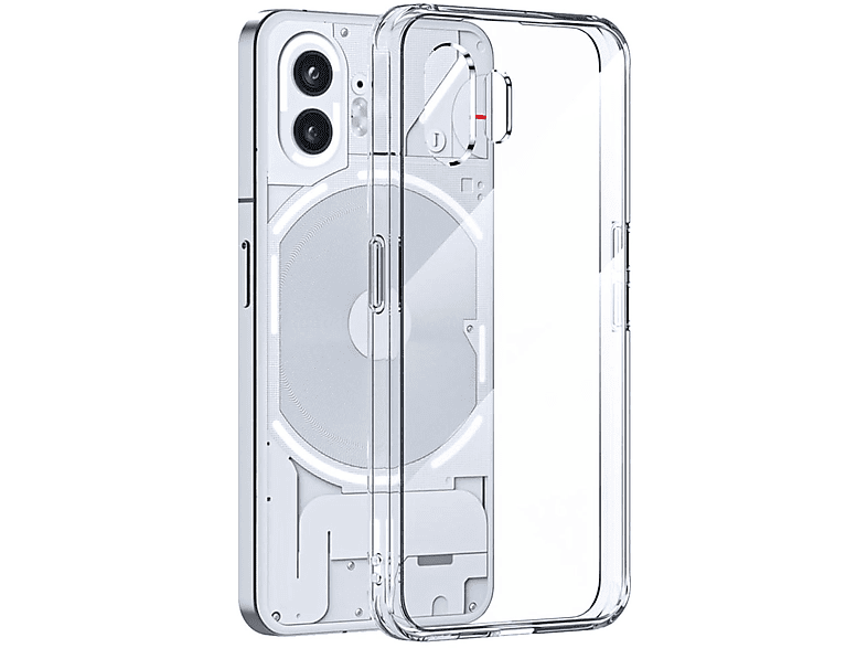 WIGENTO TPU Phone, Transparent robust, Nothing Silikon Backcover, Nothing Hülle 2, Phone dünn