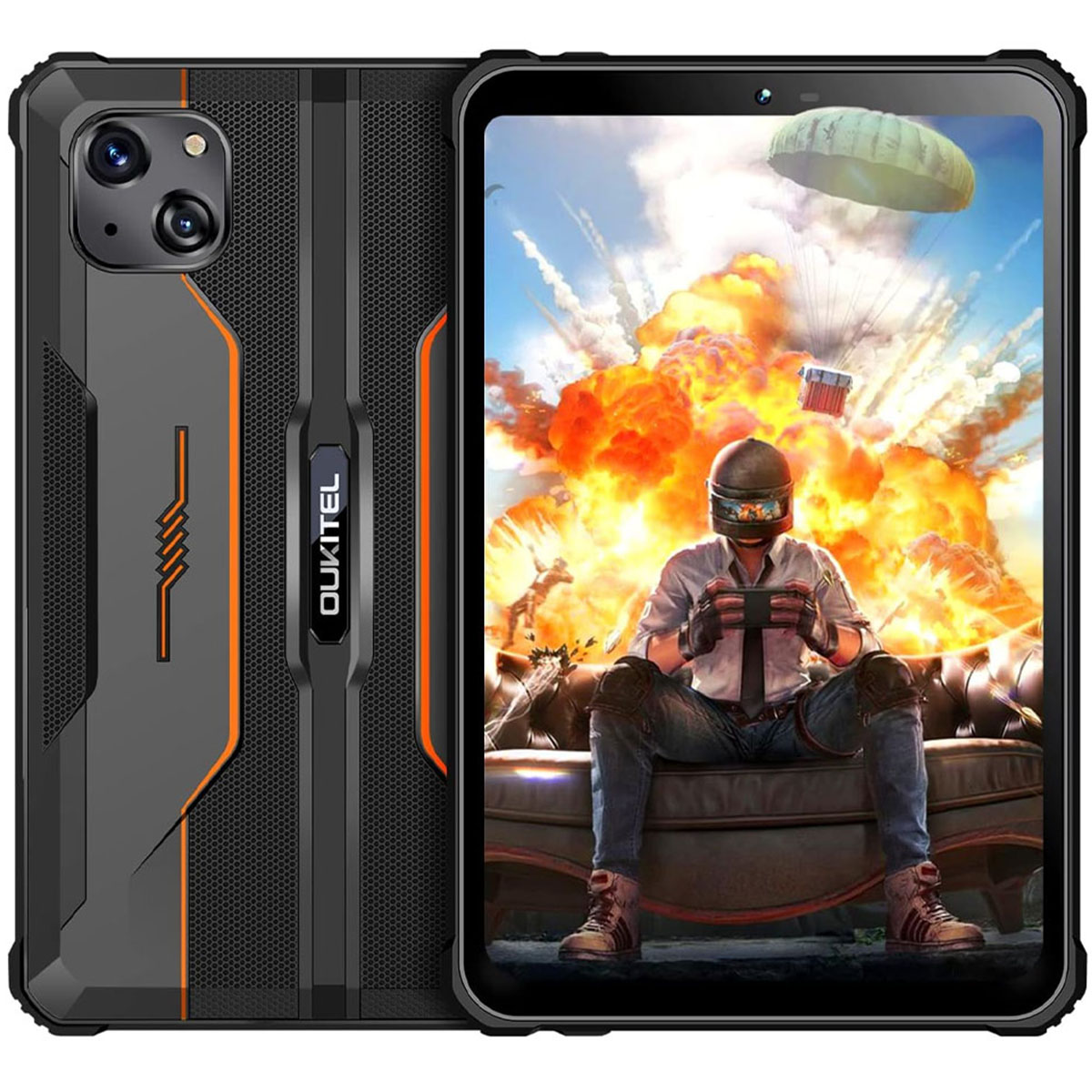 OUKITEL RT3 7GB+64GB 5150mAh Android 64 Mini 12 Orange Zoll, Outdoor, 8 GB, Tablet