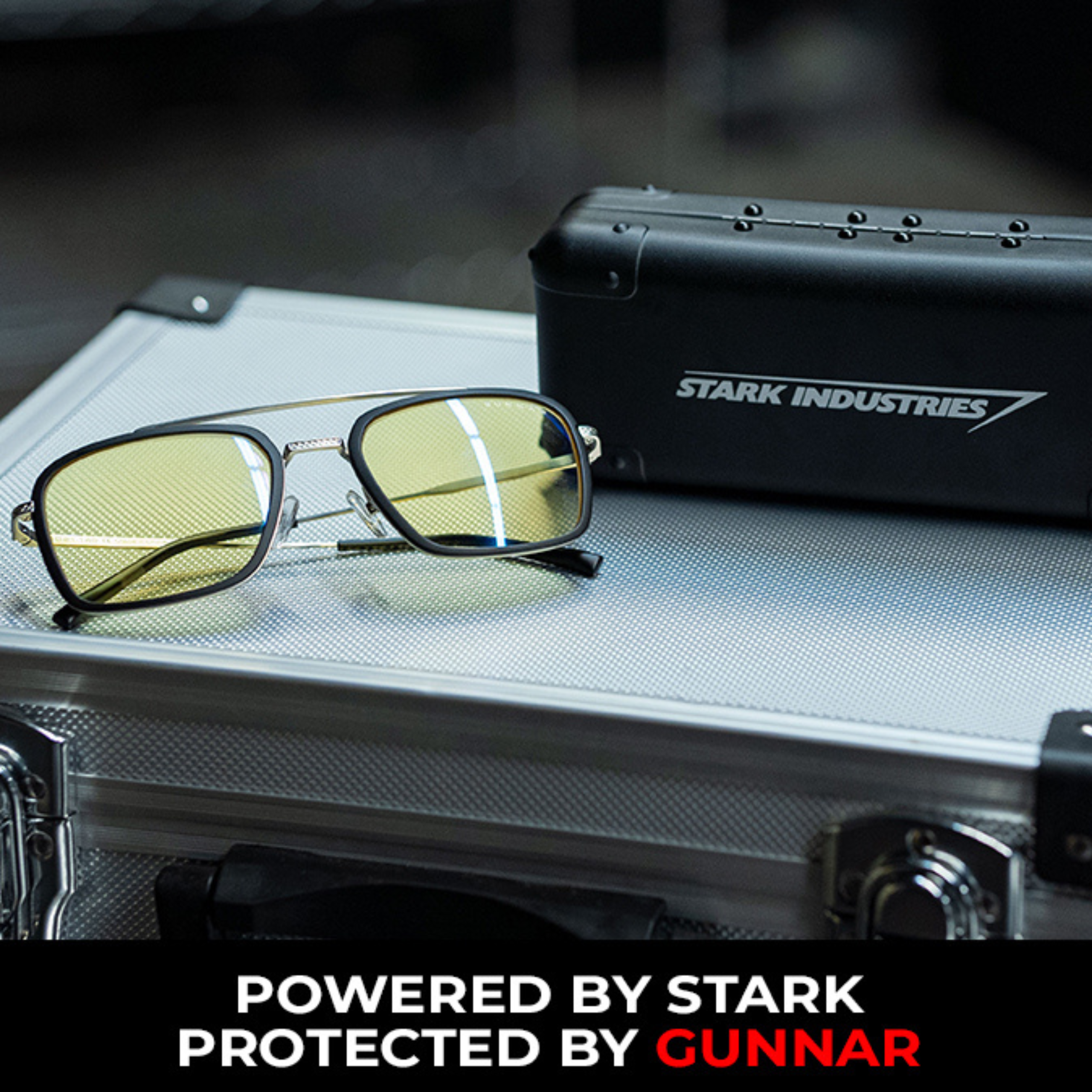 GUNNAR Stark Industries Edition, Amber Brille Gaming Tint