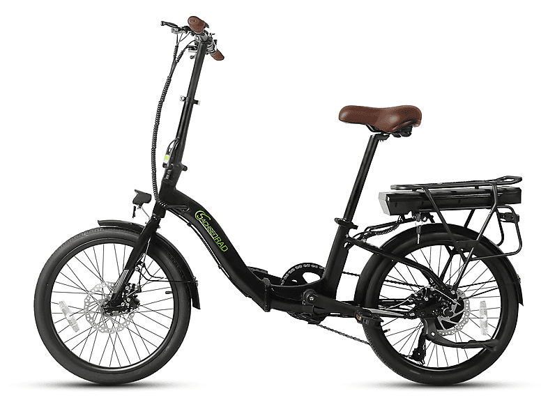 SACHSENRAD F2 Farmers Kompakt-/Faltrad (Laufradgröße: 20 Zoll, Unisex-Rad, schwarz)