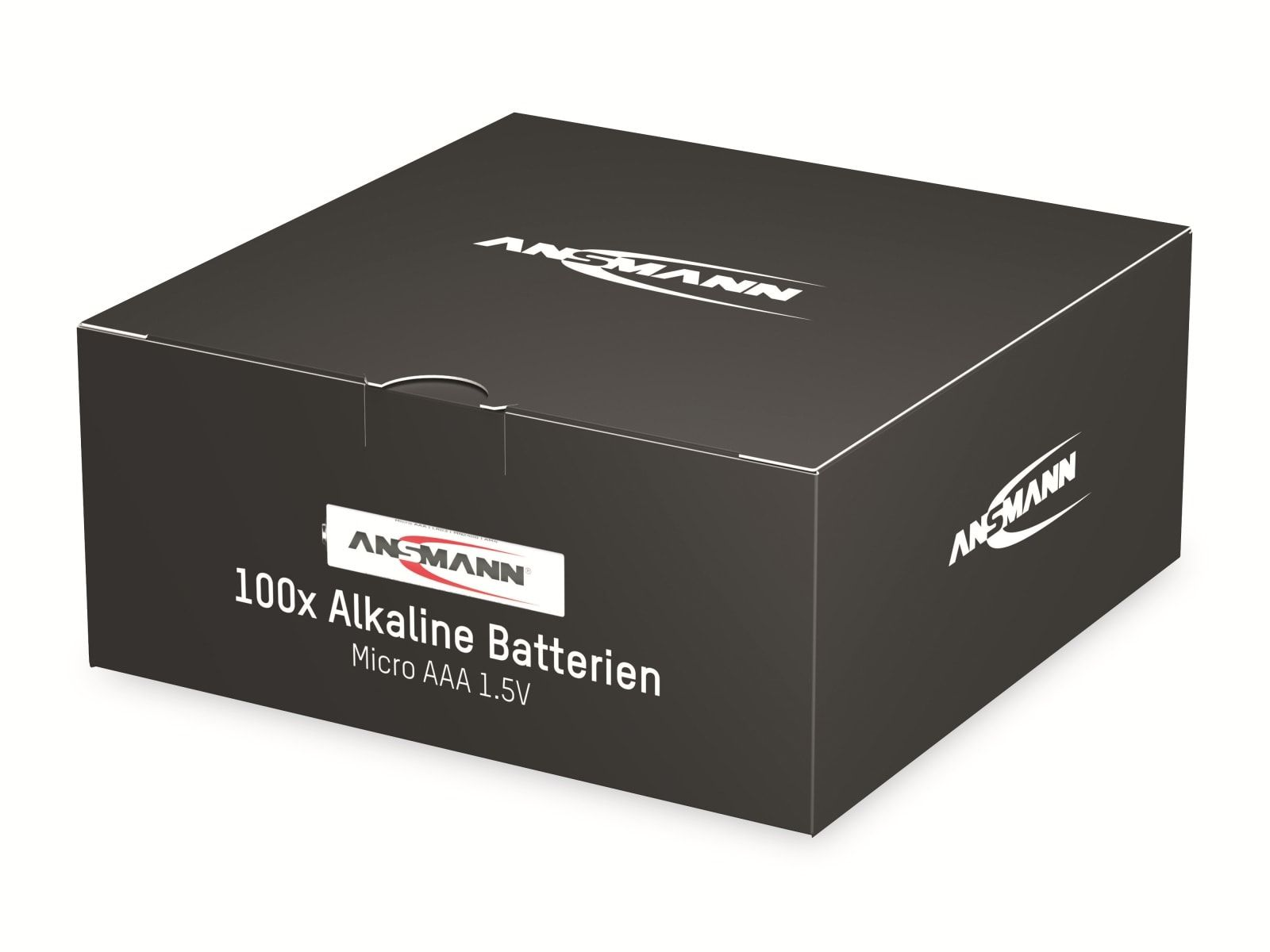 Alkaline ANSMANN Batterien 100 Stück Micro-Batterie-Set, Alkaline,