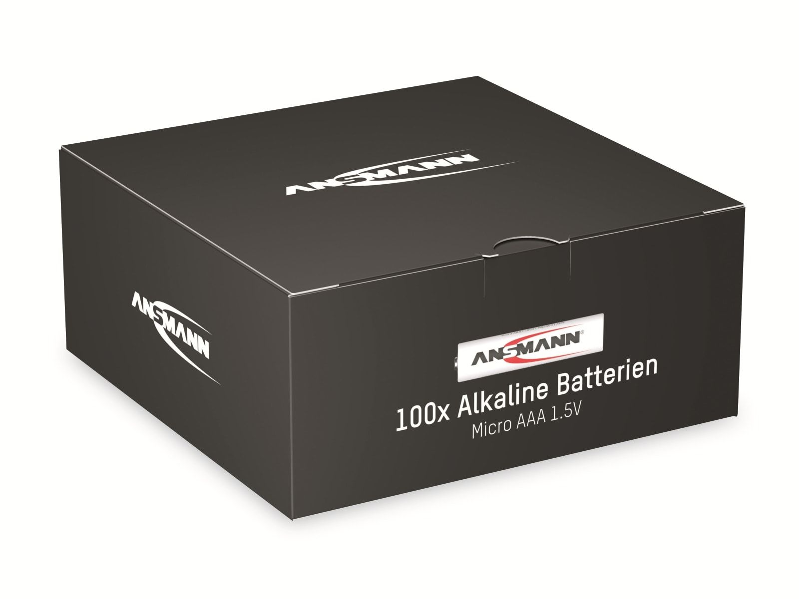 Alkaline ANSMANN Batterien 100 Stück Micro-Batterie-Set, Alkaline,