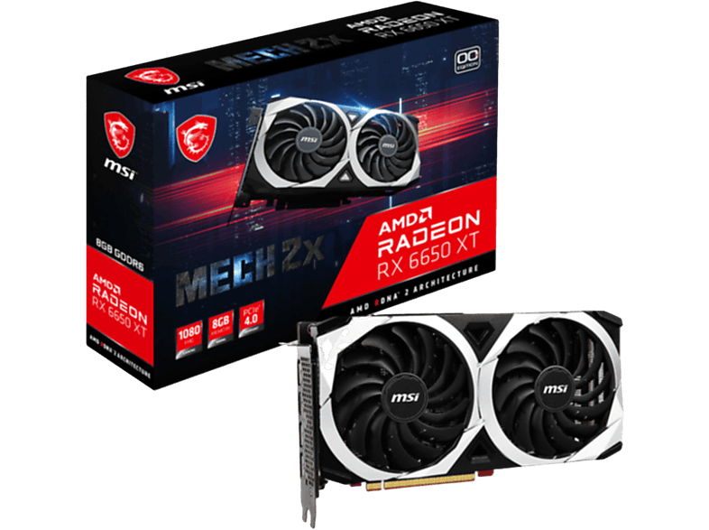 Tarjeta gráfica - MSI MSI Radeon RX 6650 XT MECH 2X 8G OC AMD 8 GB GDDR6