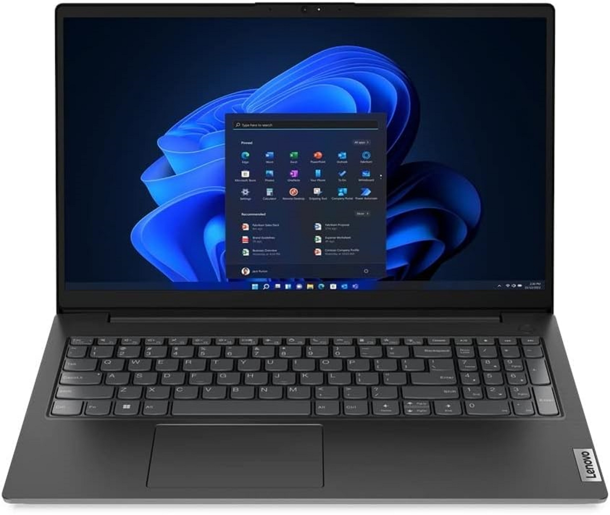 x | Notebook Windows Display, Intel® 16 15,6 2.80 Notebooktasche, GB | GHz mit 256 | 11 Laptop GB Pro Schwarz LENOVO Prozessor, Zoll N4500 Celeron® 15,6\