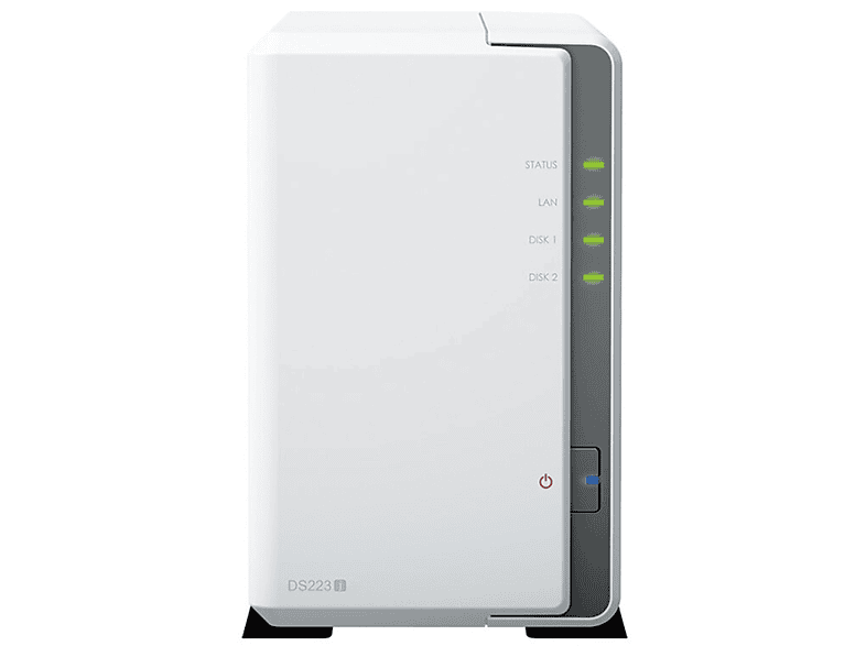 SYNOLOGY DS223J total 4TB mit 2x Festplatte ST 2TB IRONWOLF 4 TB 3