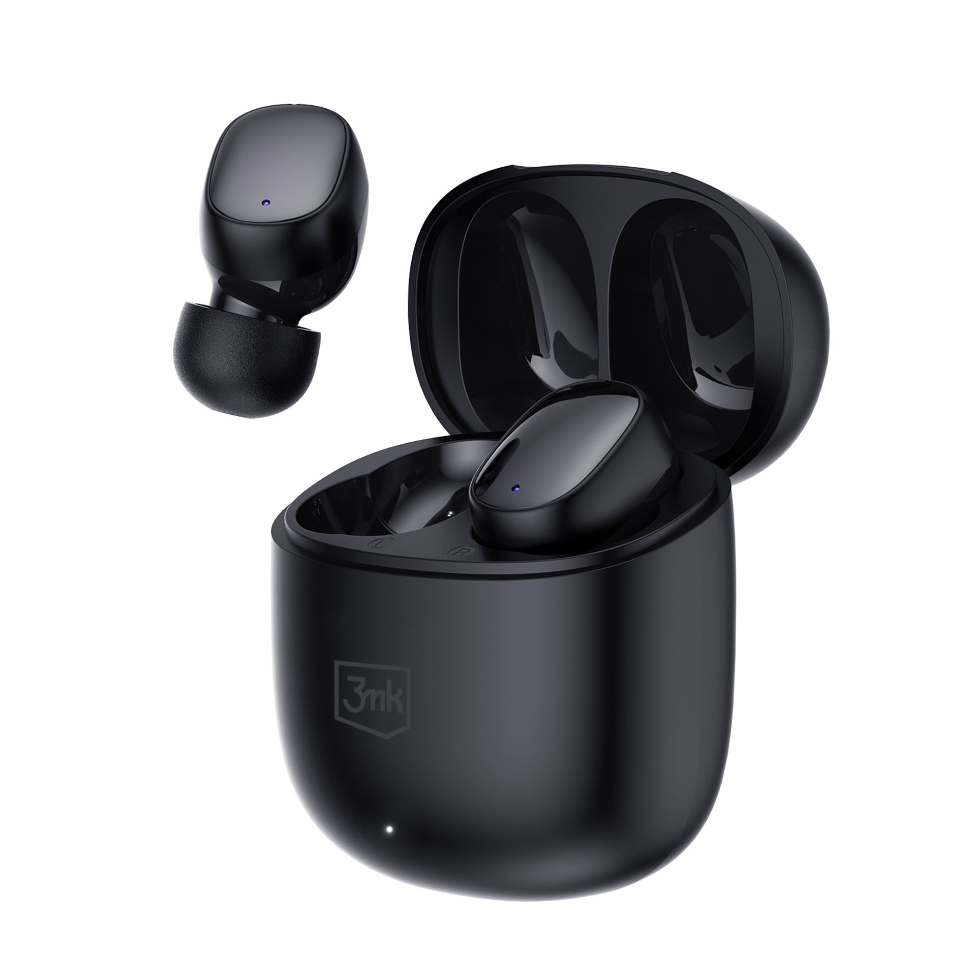- 3MK In-ear FlowBuds 3mk Schwarz Black, Accessories Kopfhörer