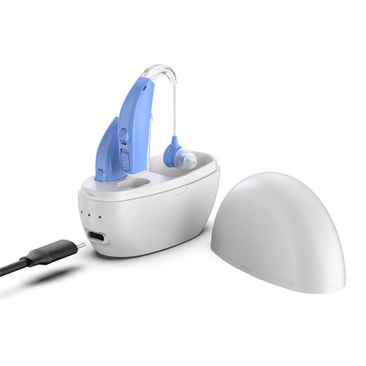 BRIGHTAKE Hörgeräte Blue Sound Amplifier Hörgeräte Tragbare Hörgeräte