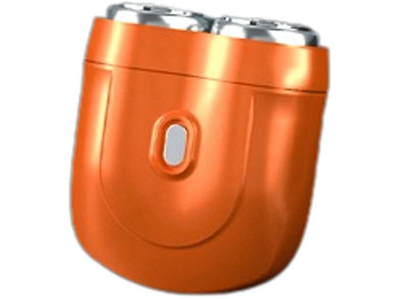 BRIGHTAKE Razor Orange Mini Electric Portable Men\'s Rechargeable Razor Rasierer | Barttrimmer