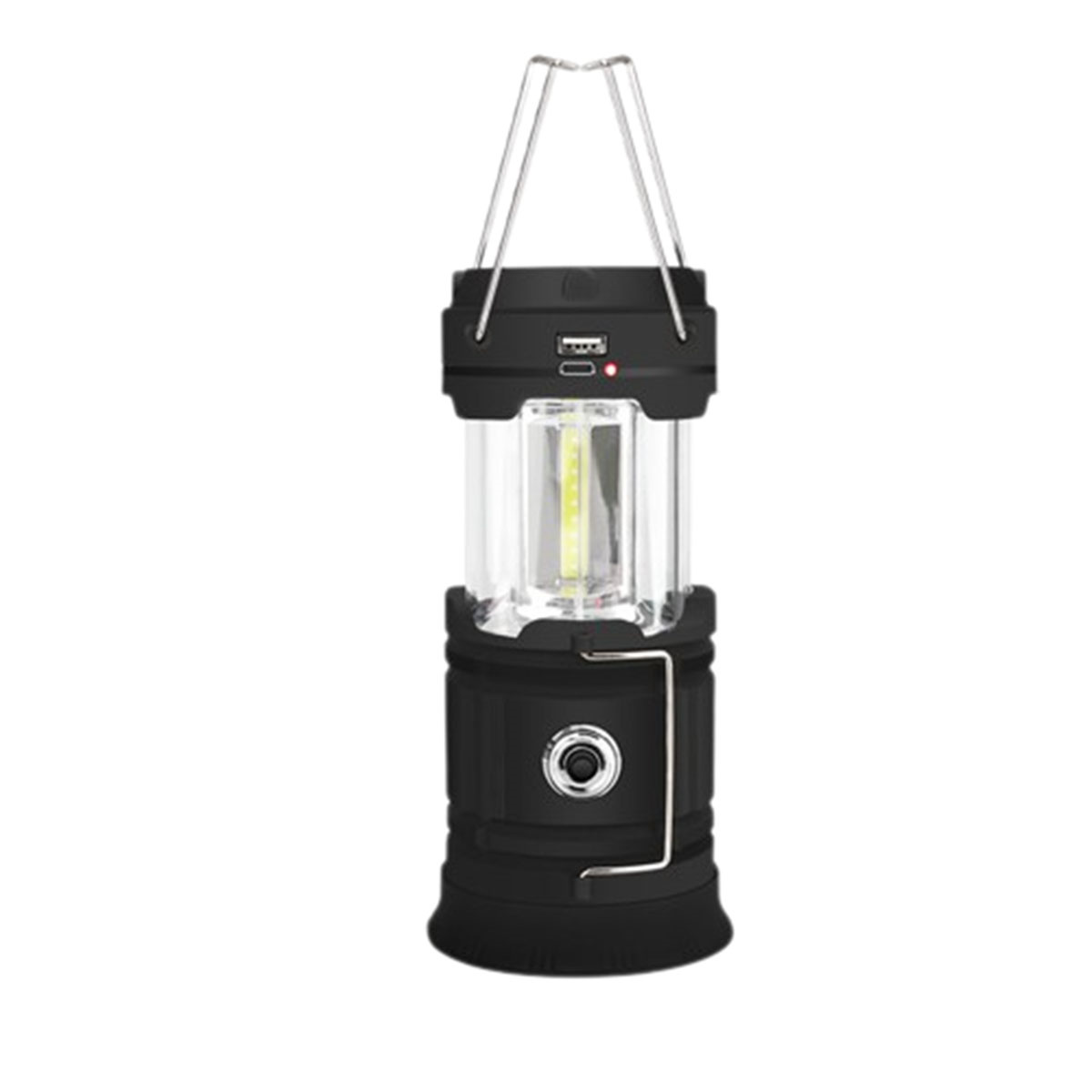 Camping Outdoor-Beleuchtung BRIGHTAKE LED Schwarz Tragelichter Zelt-Beleuchtung Lampe, Wiederaufladbare schwarz