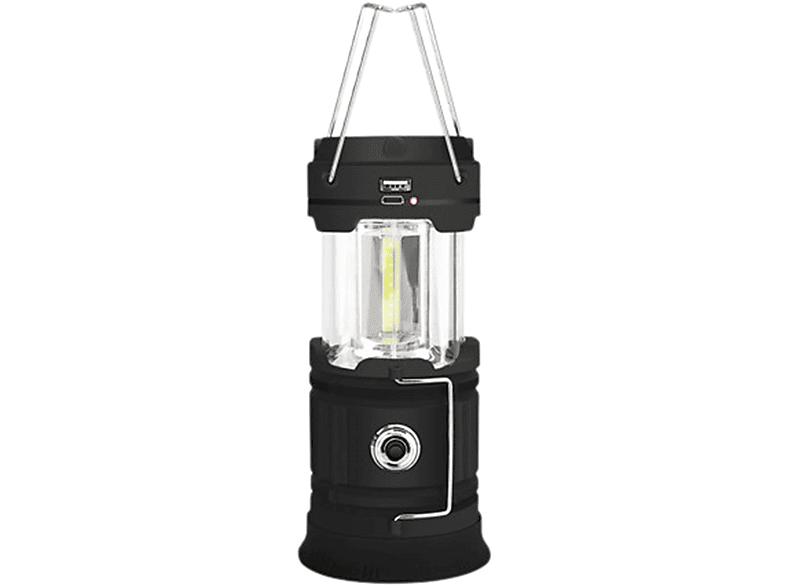 BRIGHTAKE Outdoor-Beleuchtung Schwarz LED Wiederaufladbare Zelt-Beleuchtung Camping Tragelichter Lampe, schwarz