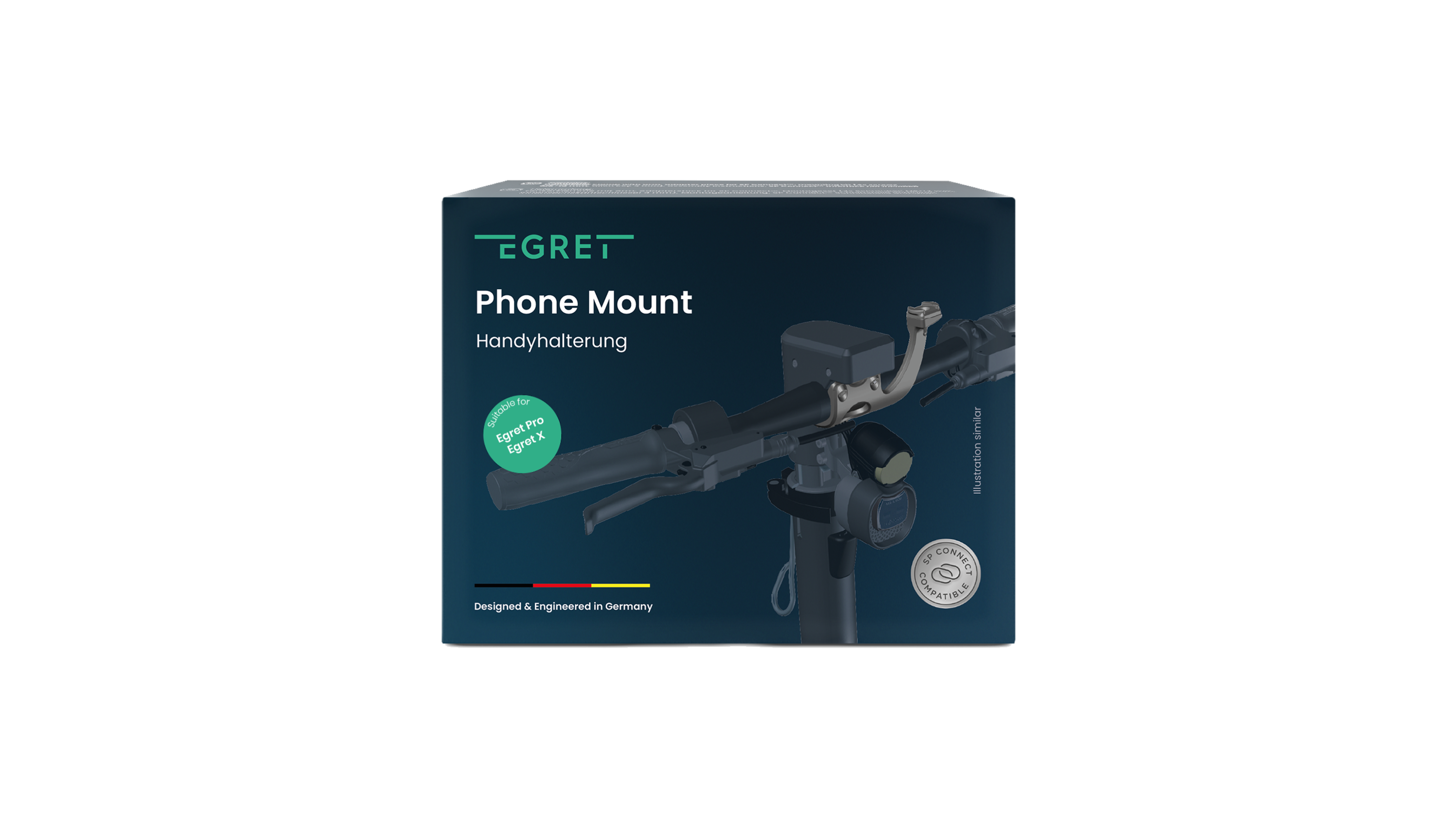 X+ cm EGRET Egret Mount Pro, X Phone (SP Connect) für lang, und (120 Schwarz)
