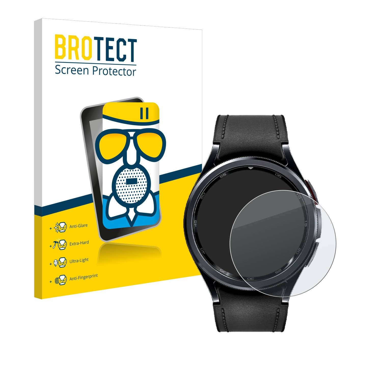 BROTECT Airglass matte Schutzfolie(für Samsung 6 Watch Galaxy Classic mm)) (47