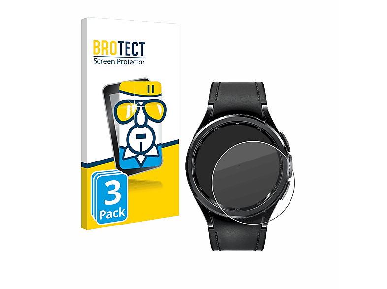 BROTECT 3x 9H Samsung 6 (47 Classic Schutzglas(für Galaxy klares mm)) Watch