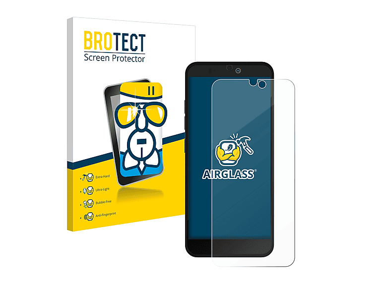 BROTECT Airglass klare Schutzfolie(für Fairphone 3 Plus)