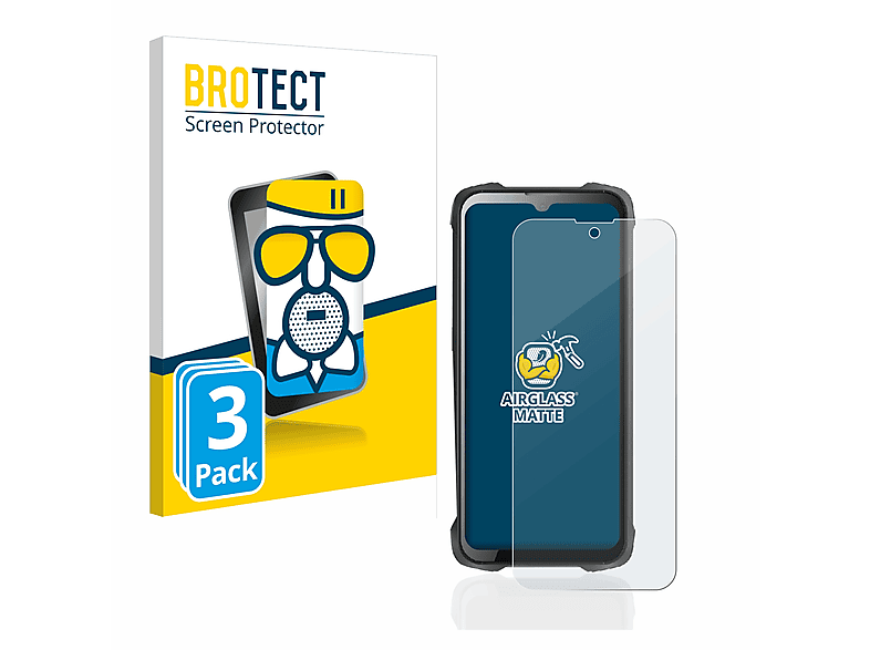 BROTECT 3x Airglass matte Schutzfolie(für Cubot King Kong 9) | Displayschutzfolien & Gläser