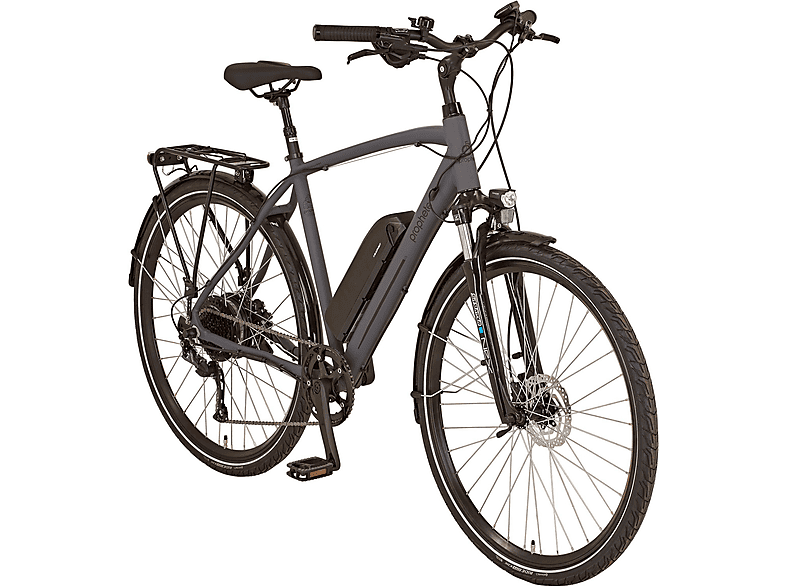 E-Bike Uomo Prophete Explorer 4.0, Grigio Opaco, Batteria 250W, Display TFT A Colori, 170km Autonomia
