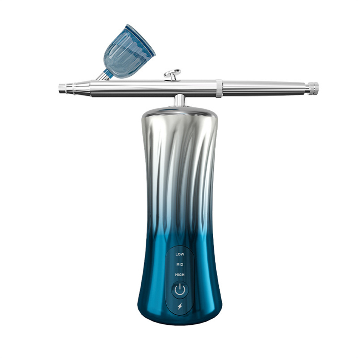 BRIGHTAKE Sauerstoff-Injektor Blue Hochdruck-Sprühgerät blau Sauerstoffauffüller Face Gesichtsreiniger