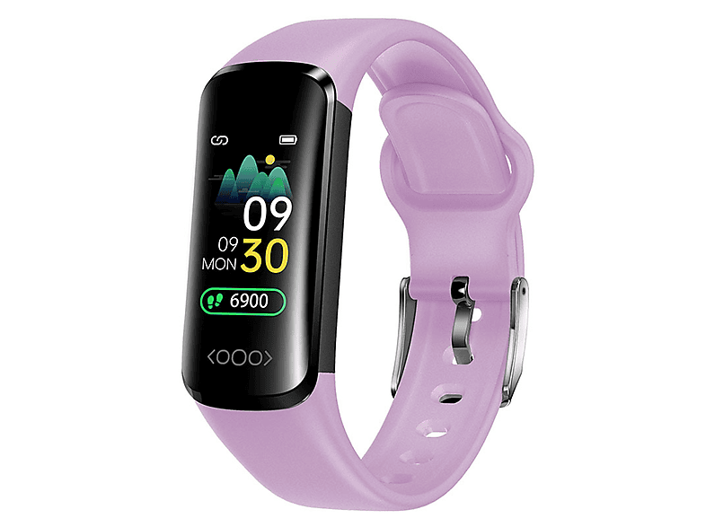 BRIGHTAKE Smart-Armband Rosa Blutzucker Blutdruckmessung Gesundheit Armband, Smartwatch, 140-210 mm, Rosa