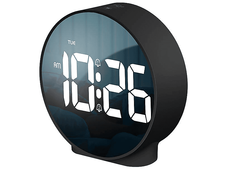Mini-Uhr - Leiser Wecker Digitale Autouhr