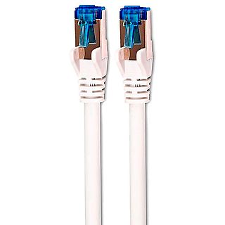 Cable de red - DCU DCU 30801240 Blanco / Cable ethernet (M) a ethernet CAT 6a (M) 3m, Cat-6, protegido, , Blanco