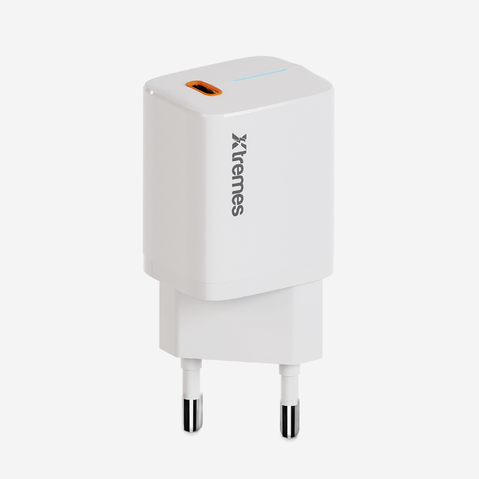 XTREMES Fast Charger (GC08) PD iPhone, Redmi, Ladegerät-Adapter Samsung, Handys, Xiaomi, Apple, Tablets, 20W 3.0 (ohne White Smartwatches, Kabel)